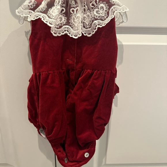 Phi Clothing- Velvet Red Shortie (Perfect for Christmas!) - Picture 3 of 3